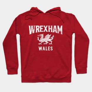 Wrexham Wales / Cymru White Hoodie